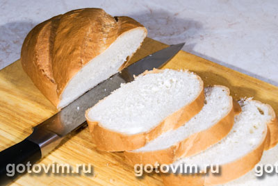 Гренки из белого хлеба