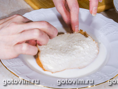 Гренки из белого хлеба