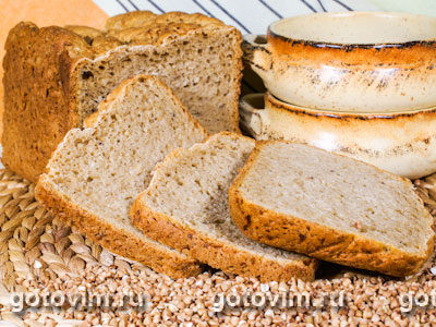 Гречневый хлеб (рецепт для хлебопечки)