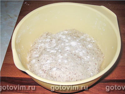 Хлеб с овсяными хлопьями и молотыми льняными семечками Хлеб с овсяными хлопьями и молотыми льняными семечками
