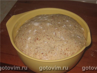 Хлеб с овсяными хлопьями и молотыми льняными семечками Хлеб с овсяными хлопьями и молотыми льняными семечками