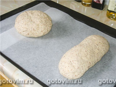 Хлеб с овсяными хлопьями и молотыми льняными семечками Хлеб с овсяными хлопьями и молотыми льняными семечками