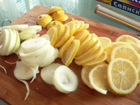 Индоутка с лимонами