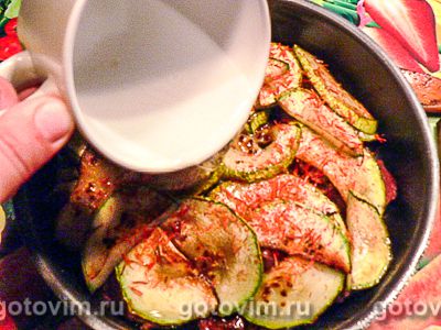 Телячье сердце с кабачками Телячье сердце с кабачками