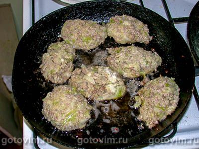 Капустно мясные котлеты Капустно мясные котлеты