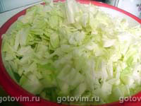 Куриные желудочки с тушеной капустой и шафраном Куриные желудочки с тушеной капустой и шафраном