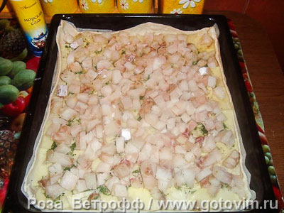 Картофельно рыбный пирог Картофельно рыбный пирог
