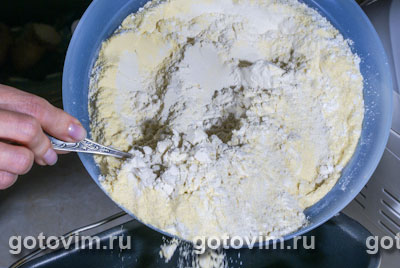 Сырный кекс с укропом