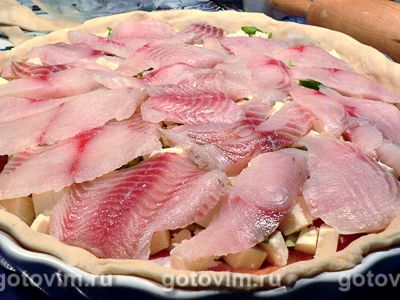 Рыбный киш «Красное и белое» Рыбный киш «Красное и белое»
