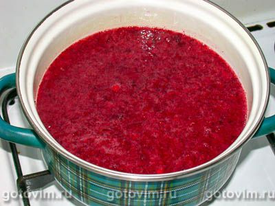 Клюквенный мусс на манке Клюквенный мусс на манке