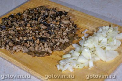 Куриные котлеты с грибами Куриные котлеты с грибами