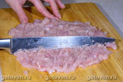 Куриные котлеты с грибами Куриные котлеты с грибами