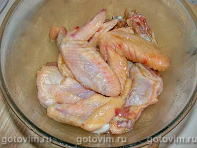 Крылышки в медово горчичной заливке Крылышки в медово горчичной заливке