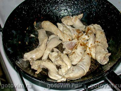 Курица с ананасами Курица с ананасами