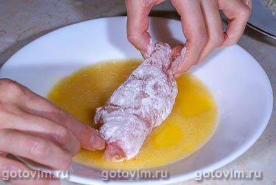 Рулетики из куриной грудки с сыром бри Рулетики из куриной грудки с сыром бри