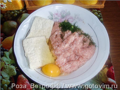 Куриная корзинка с грибами