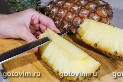 Курица с ананасом в кокосовом молоке