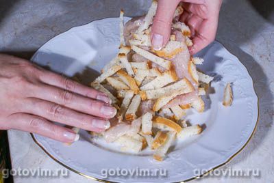 Куриная грудка в сухариках Куриная грудка в сухариках