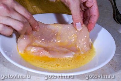 Курица в овсяных хлопьях Курица в овсяных хлопьях