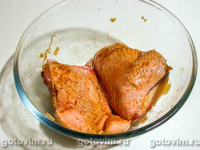 Куриные окорочка с пряным маринадом на гриле Куриные окорочка с пряным маринадом на гриле