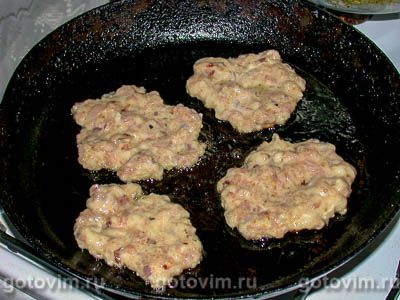 Мясные оладьи Мясные оладьи
