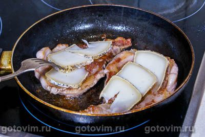 Свиная шейка с козьим сыром Свиная шейка с козьим сыром