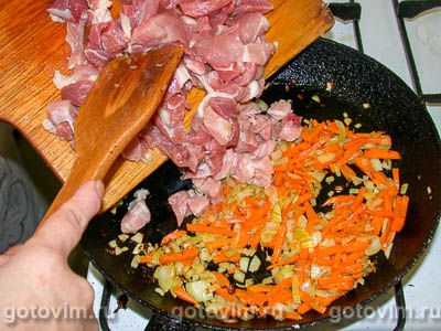Мясо с грибами в сметане Мясо с грибами в сметане