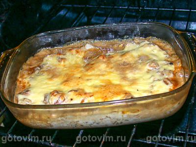 Мясо с солеными грибами Мясо с солеными грибами