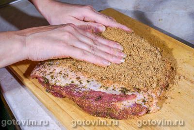 Окорок в сухарях Окорок в сухарях