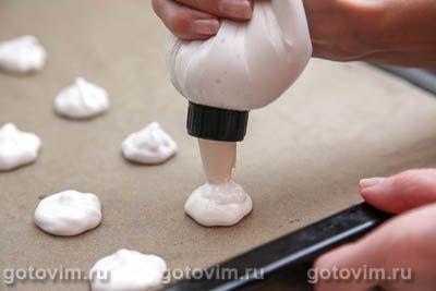 Меренги с лимонным кремом Меренги с лимонным кремом
