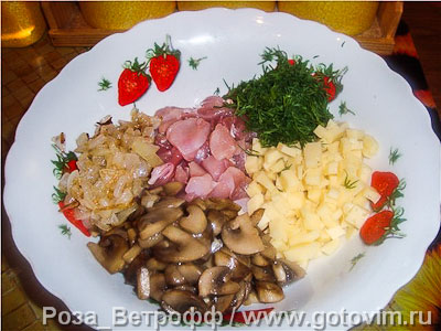 Куриные ножки, фаршированные грибами и сыром Куриные ножки, фаршированные грибами и сыром