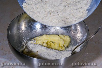 Песочное печенье с орехами