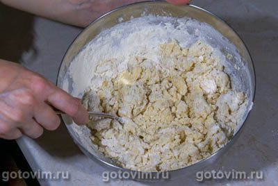 Песочное печенье с орехами