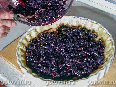 Черничный пирог со сметаной Черничный пирог со сметаной