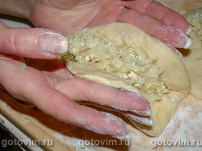 Пирожки с капустой Пирожки с капустой