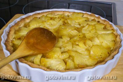 Пирог с ананасом в желе Пирог с ананасом в желе
