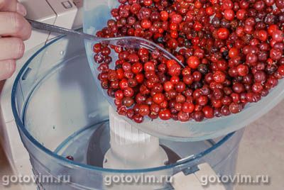 Пирог с брусникой и сливками Пирог с брусникой и сливками