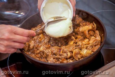 Пирог с белыми грибами Пирог с белыми грибами