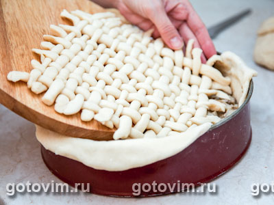 Пирог с белыми грибами
