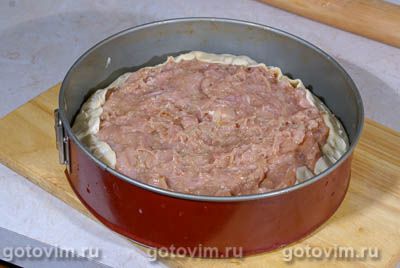 Немецкий пирог с курицей и паштетом