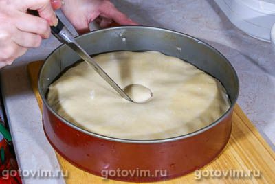 Немецкий пирог с курицей и паштетом