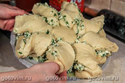 Пирог с брынзой и рукколой Пирог с брынзой и рукколой