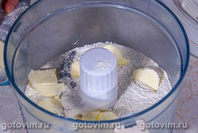 Песочный пирог с лисичками и сыром Песочный пирог с лисичками и сыром