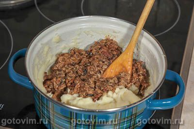 Пирог с картофелем и грибами Пирог с картофелем и грибами