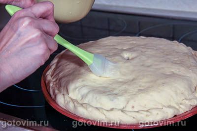 Пирог с картофелем и грибами