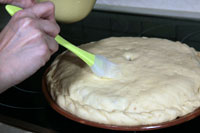 Пирог с картофелем и грибами Пирог с картофелем и грибами