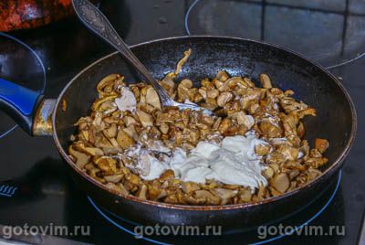 Пирожки с лисичками