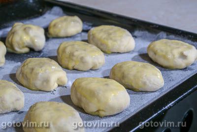 Пирожки с лисичками Пирожки с лисичками
