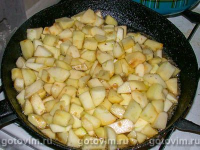 Яблочный пирог с миндалем Яблочный пирог с миндалем