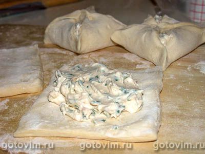 Cлоеные пирожки с брынзой Cлоеные пирожки с брынзой